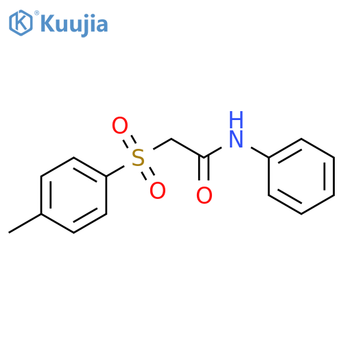 Acetamide, 2-[(4-methylphenyl)sulfonyl]-N-phenyl- structure