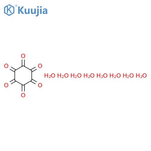Hexaketocyclohexane octahydrate structure