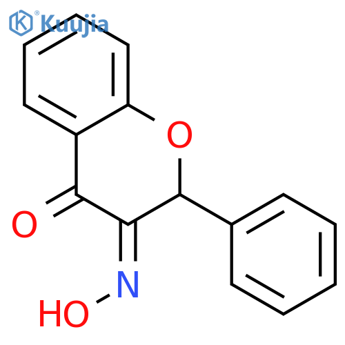 (3e)-3-hydroxyimino-2-phenylchromen-4-one structure