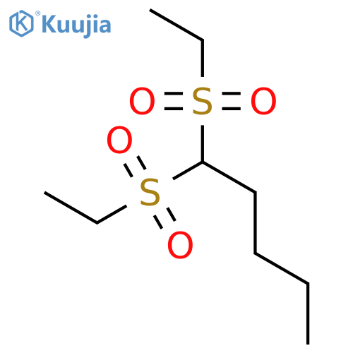 1,1-bis(ethylsulfonyl)pentane structure