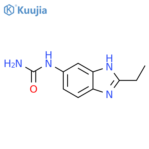 N-(2-ethyl-1H-benzimidazol-6-yl)-Urea structure