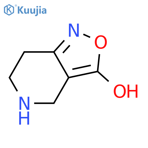4,5,6,7-tetrahydro-Isoxazolo[4,3-c]pyridin-3-ol structure