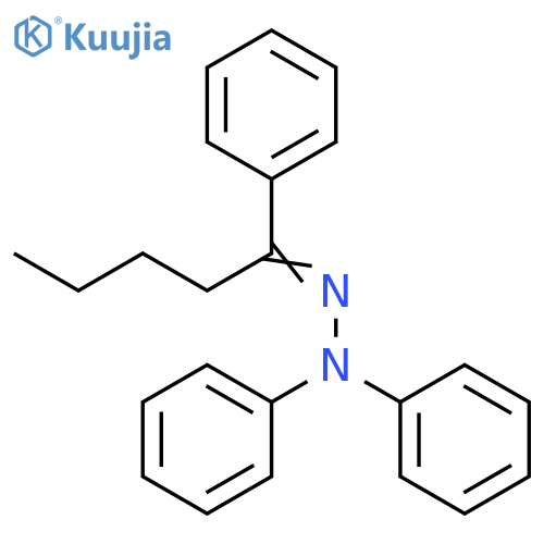 1-Phenyl-1-pentanone 2,2-diphenylhydrazone structure