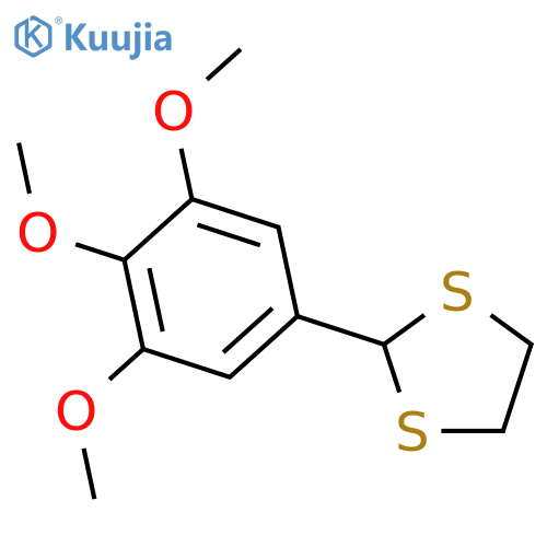 1,3-Dithiolane, 2-(3,4,5-trimethoxyphenyl)- structure