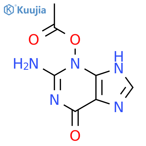 Acetic acid,2-amino-6,9-dihydro-6-oxo-3H-purin-3-yl ester structure