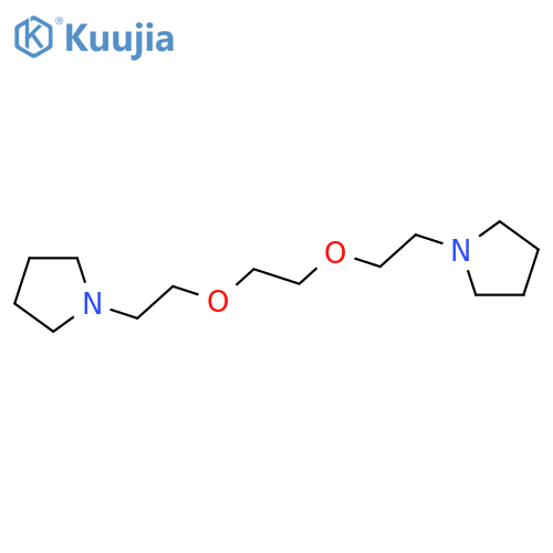 PYRROLIDINE, [1,2-ETHANEDIYLBIS(OXY-2,1-ETHANEDIYL)]BIS- structure