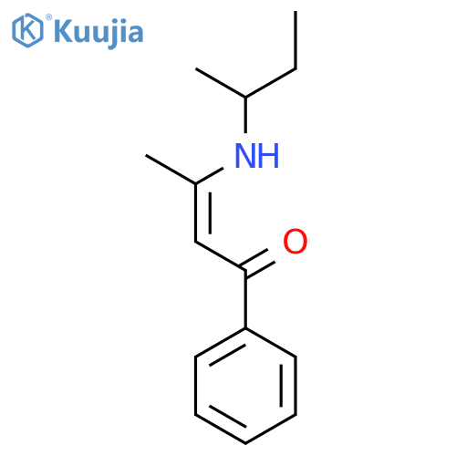 2-Buten-1-one, 3-[(1-methylpropyl)amino]-1-phenyl-, (2Z)- structure