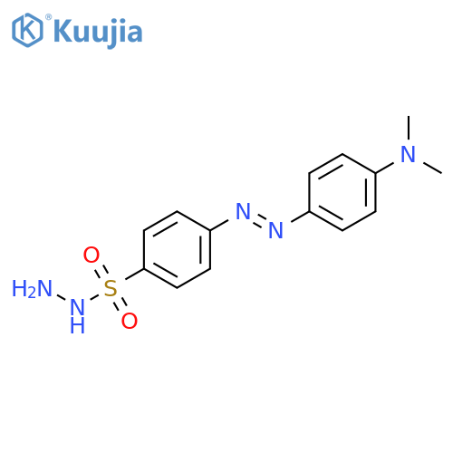 Benzenesulfonic acid,4-[2-[4-(dimethylamino)phenyl]diazenyl]-, hydrazide structure