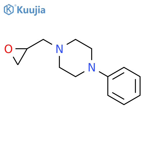 1-[(oxiran-2-yl)methyl]-4-phenylpiperazine structure