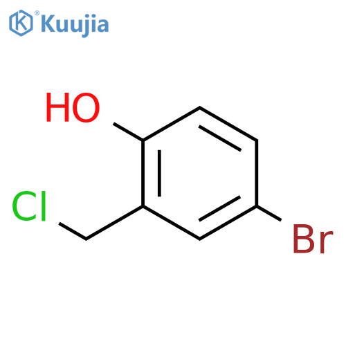 4-bromo-2-(chloromethyl)phenol structure