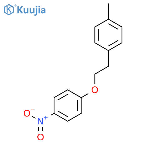 Benzene, 1-methyl-4-[2-(4-nitrophenoxy)ethyl]- structure
