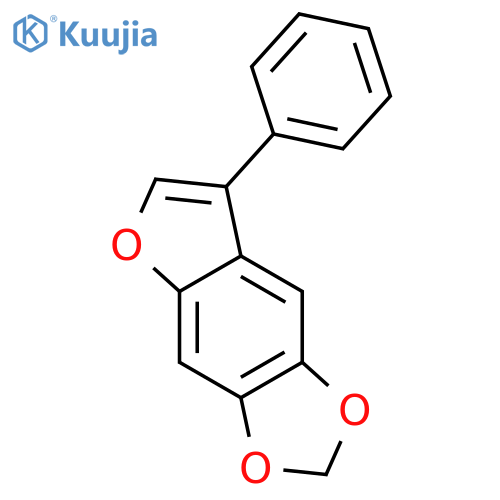 Furo[2,3-f]-1,3-benzodioxole, 7-phenyl- structure