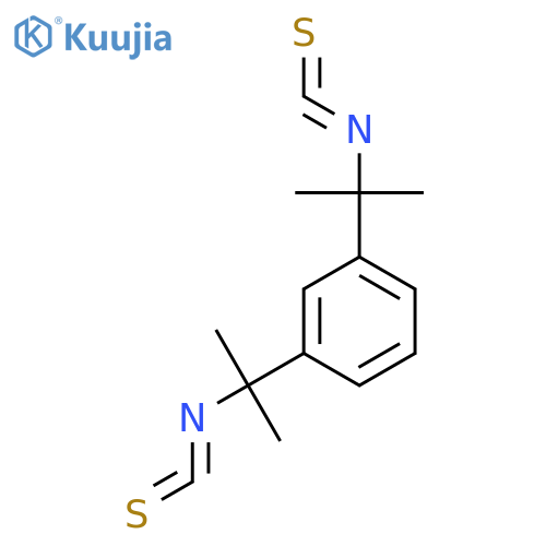 BENZENE, 1,3-BIS(1-ISOTHIOCYANATO-1-METHYLETHYL)- structure