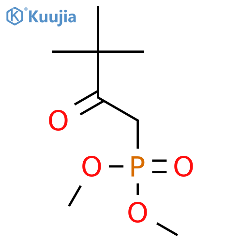 dimethyl (3,3-dimethyl-2-oxobutyl)phosphonate structure