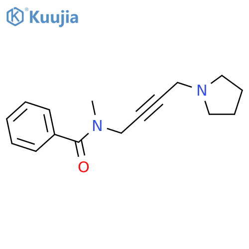 Benzamide, N-methyl-N-[4-(1-pyrrolidinyl)-2-butynyl]- structure