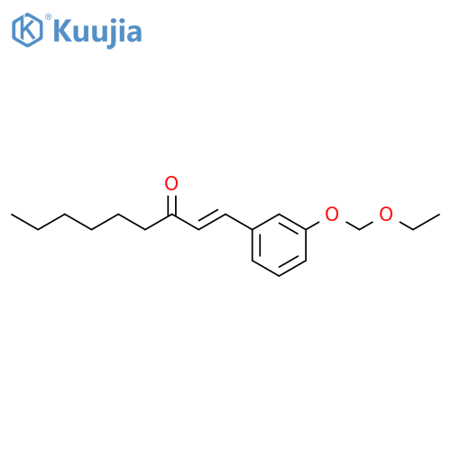 1-Nonen-3-one,1-[3-(ethoxymethoxy)phenyl]-, (E)- (9CI) structure