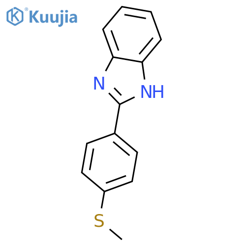2-(4-[Methylthio]phenyl)-1H-benzimidazole structure