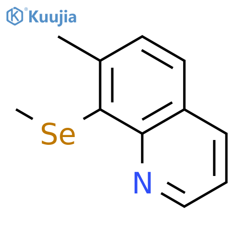 Quinoline, 7-methyl-8-(methylseleno)- structure