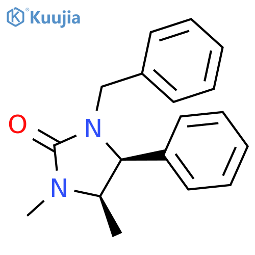 2-Imidazolidinone, 1,5-dimethyl-4-phenyl-3-(phenylmethyl)-, (4S,5R)- structure