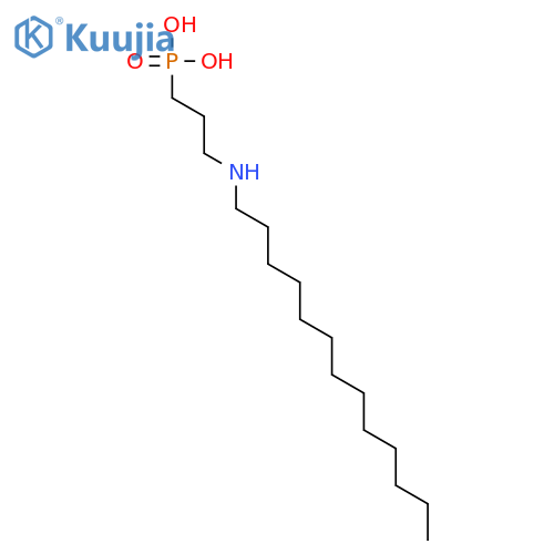 PHOSPHONIC ACID, [3-(TRIDECYLAMINO)PROPYL]- structure