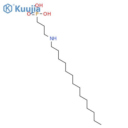 Phosphonic acid, [3-(tetradecylamino)propyl]- structure