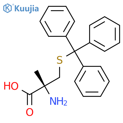 L-CYSTEINE, 2-METHYL-S-(TRIPHENYLMETHYL)- structure
