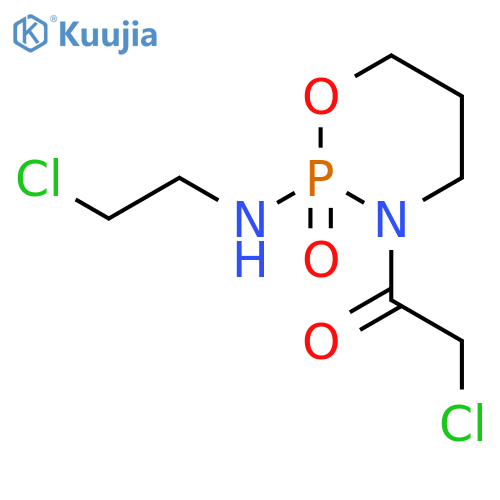 (R)-2-Chloro-1-(2-((2-chloroethyl)amino)-2-oxido-1,3,2-oxazaphosphinan-3-yl)ethanone structure