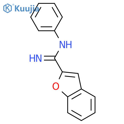 2-Benzofurancarboximidamide,N-phenyl- structure