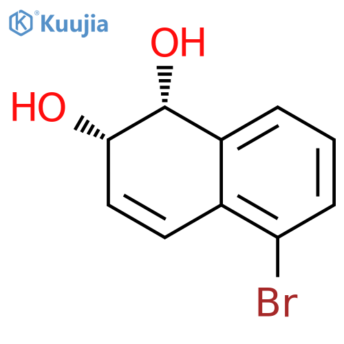1,2-Naphthalenediol, 5-bromo-1,2-dihydro-, cis- structure