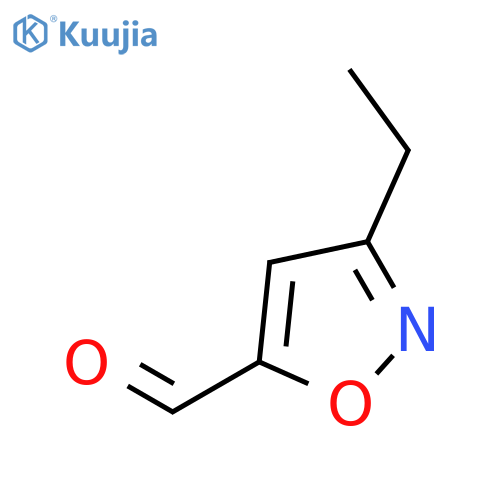 3-ethyl-1,2-oxazole-5-carbaldehyde structure