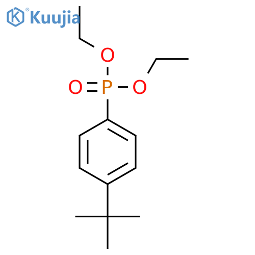 PHOSPHONIC ACID, [4-(1,1-DIMETHYLETHYL)PHENYL]-, DIETHYL ESTER structure