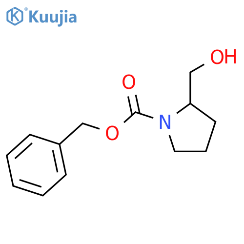 Cbz-D-prolinol structure