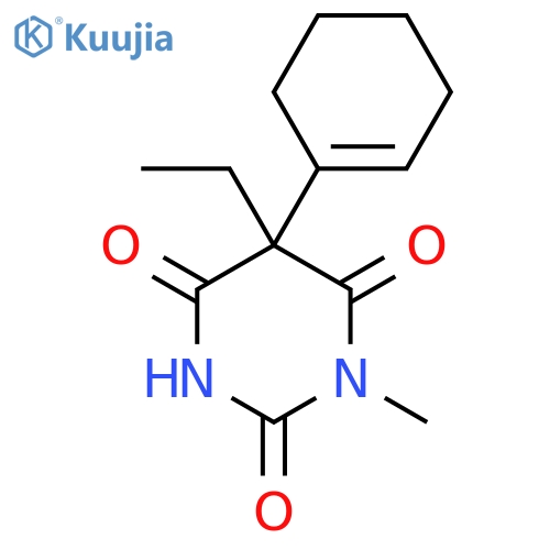 2,4,6(1H,3H,5H)-Pyrimidinetrione,5-(1-cyclohexen-1-yl)-5-ethyl-1-methyl- structure