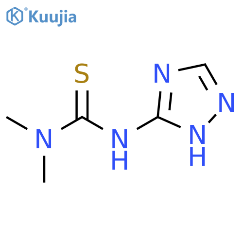 Thiourea,N,N-dimethyl-N'-1H-1,2,4-triazol-5-yl- structure
