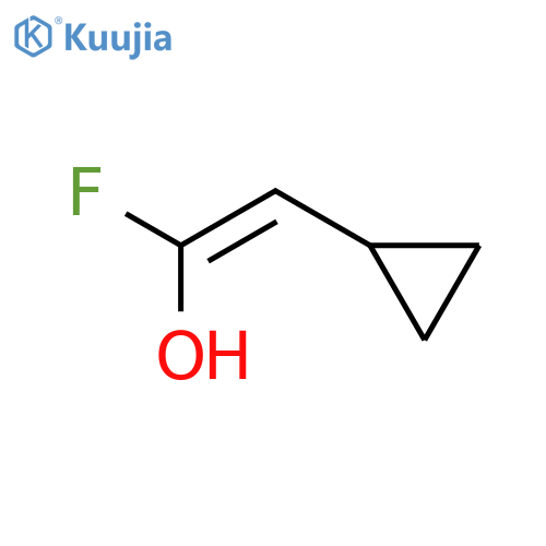 Ethenol, 2-cyclopropyl-1-fluoro- structure