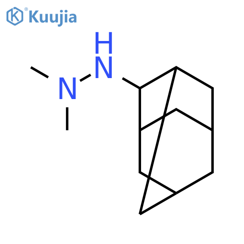 Hydrazine, 1,1-dimethyl-2-tricyclo[3.3.1.13,7]dec-2-yl- structure