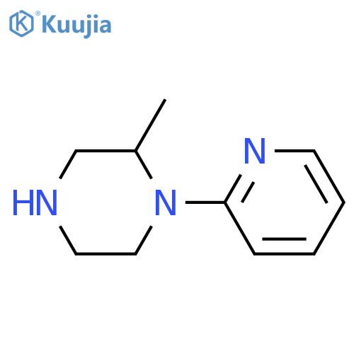 2-methyl-1-(pyridin-2-yl)piperazine structure