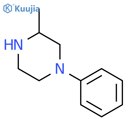 3-Methyl-1-phenylpiperazine structure
