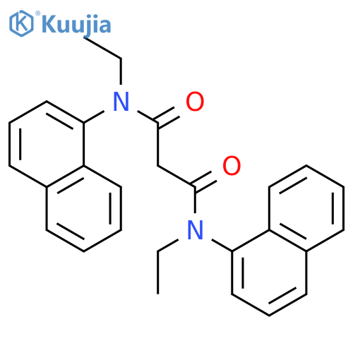 N,N'-Diethyl-N,N'-di-naphthalen-1-yl-malonamide structure