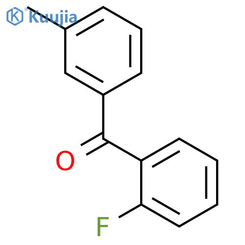 Methanone, (2-fluorophenyl)(3-methylphenyl)- structure