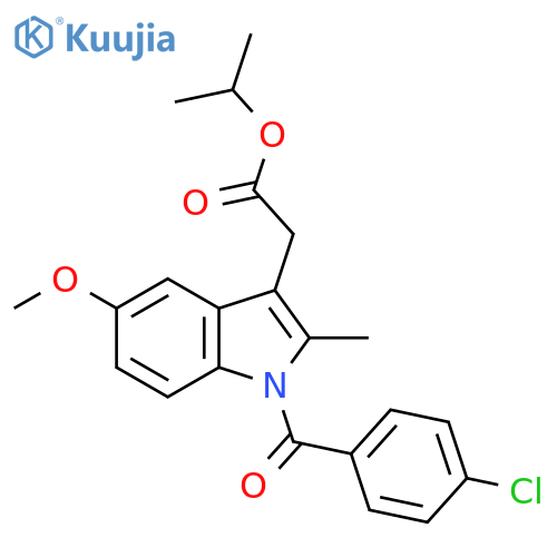 Indomethacin Isopropyl Ester structure