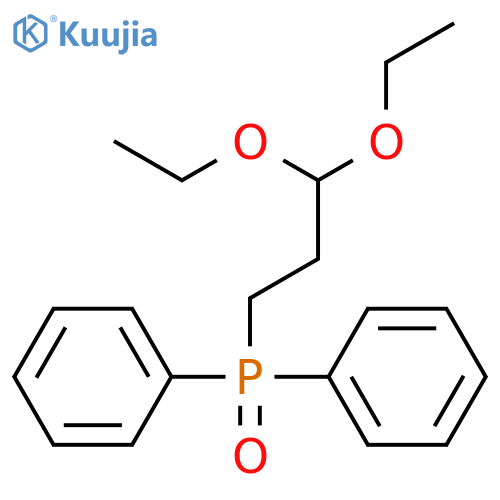 Phosphine oxide, (3,3-diethoxypropyl)diphenyl- structure
