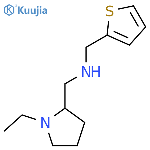 2-Pyrrolidinemethanamine,1-ethyl-N-(2-thienylmethyl)-(9CI) structure