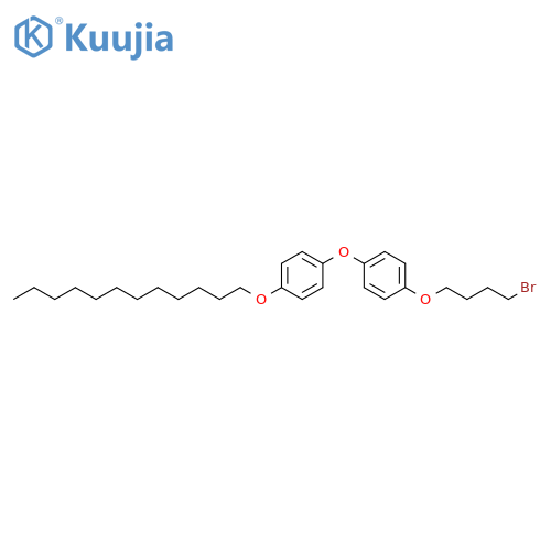 Benzene, 1-(4-bromobutoxy)-4-[4-(dodecyloxy)phenoxy]- structure