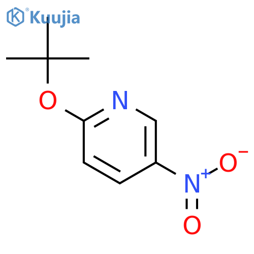 2-(1,1-Dimethylethoxy)-5-nitropyridine structure
