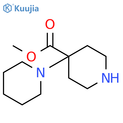 methyl 4-(piperidin-1-yl)piperidine-4-carboxylate structure