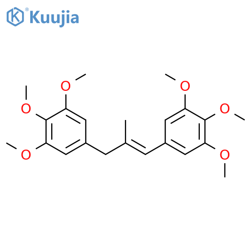 Benzene, 1,1'-(2-methyl-1-propene-1,3-diyl)bis[3,4,5-trimethoxy- structure