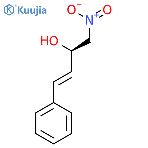 3-Buten-2-ol, 1-nitro-4-phenyl-, (2R)- structure
