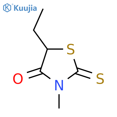 5-ethyl-3-methyl-2-sulfanylidene-1,3-thiazolidin-4-one structure