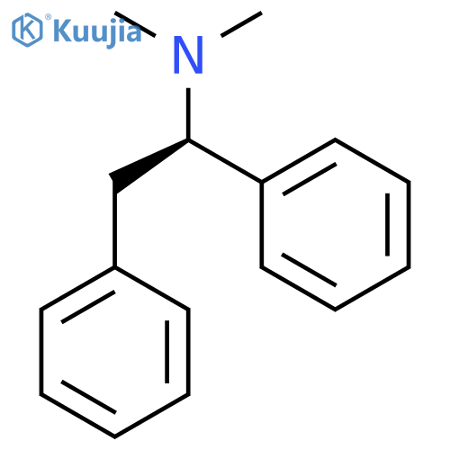 Benzeneethanamine,N,N-dimethyl-a-phenyl-,(aR)- structure